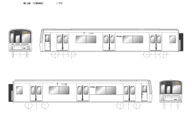 東山線先頭車両おえかきイメージ