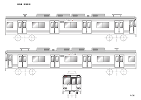 桜通線先頭車両おえかきイメージ