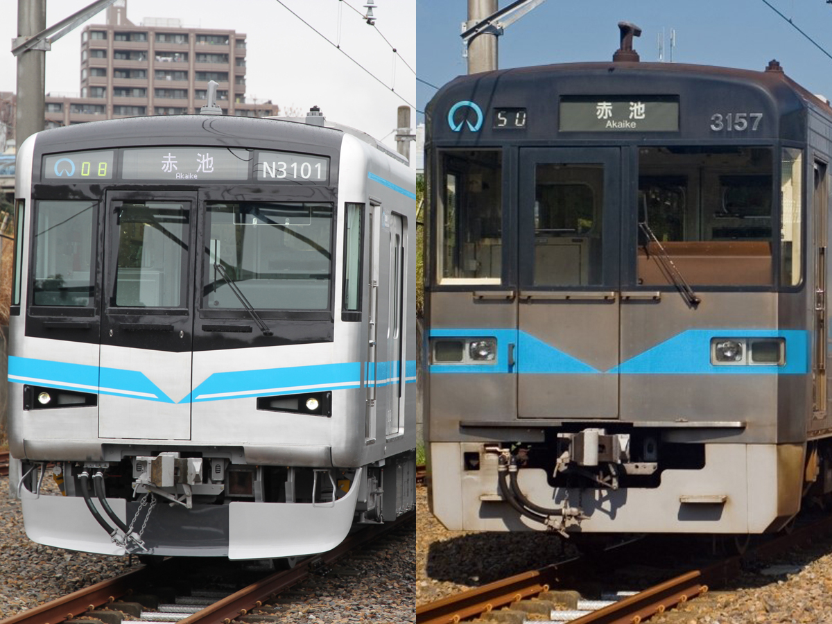 鶴舞線N3000形・3050形の写真